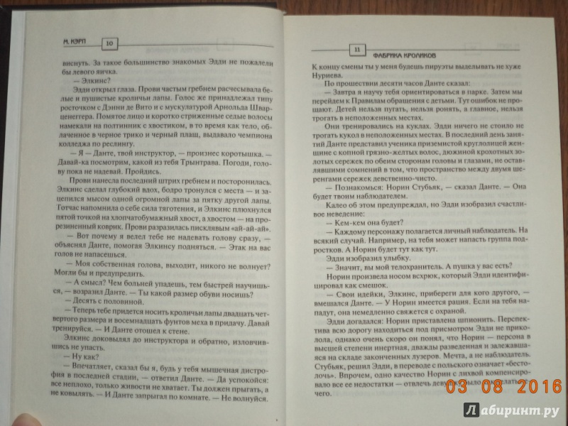 Иллюстрация 6 из 7 для Фабрика кроликов - Маршалл Кэрп | Лабиринт - книги. Источник: Kirill  Badulin