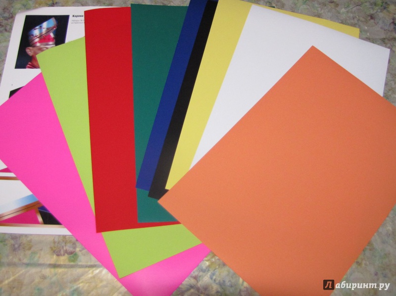 Иллюстрация 7 из 7 для Бумага цветная двусторонняя глазурованная, 9 цветов, 9 листов | Лабиринт - канцтовы. Источник: V  Marisha
