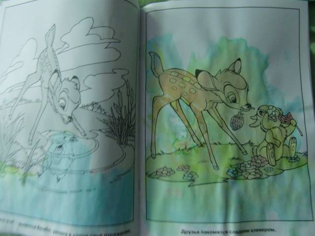 Иллюстрация 12 из 12 для Водная раскраска "Бемби" (№1015) | Лабиринт - книги. Источник: Лимпи
