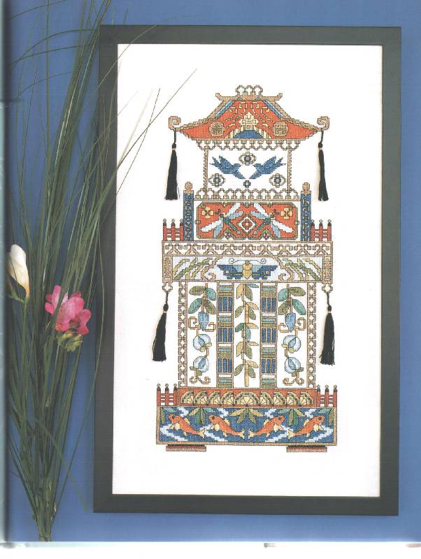 Иллюстрация 11 из 23 для Восточная вышивка крестом - Лесли Тиэри | Лабиринт - книги. Источник: Violanta