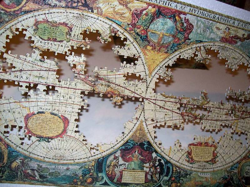 Иллюстрация 5 из 6 для Step Puzzle-1000 "Историческая карта" (98016) | Лабиринт - игрушки. Источник: Зудилян