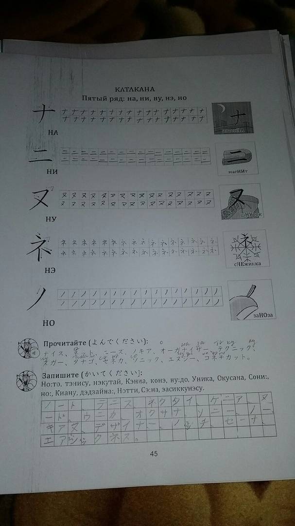 Иллюстрация 17 из 204 для Японская азбука. Учебное пособие - Анна Буландо | Лабиринт - книги. Источник: Лабиринт