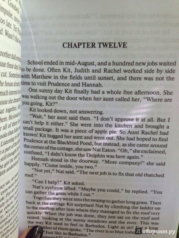 Иллюстрация 3 из 19 для Ведьма с пруда Черных Дроздов. Книга для чтения на английском языке в 10-11 классах - Элизабет Спир | Лабиринт - книги. Источник: Mango_tea