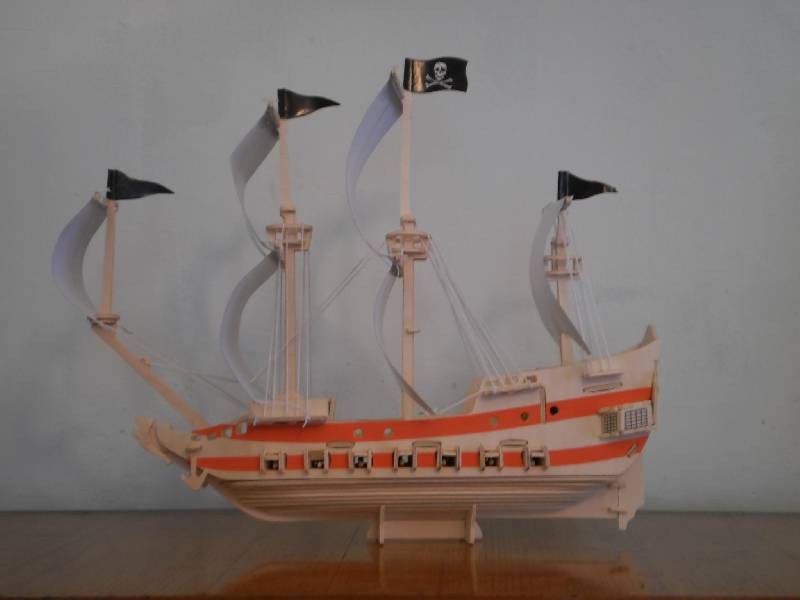 Иллюстрация 27 из 29 для Модель сборная деревянная Пиратский корабль | Лабиринт - игрушки. Источник: Косенко  Евгений Евгеньевич
