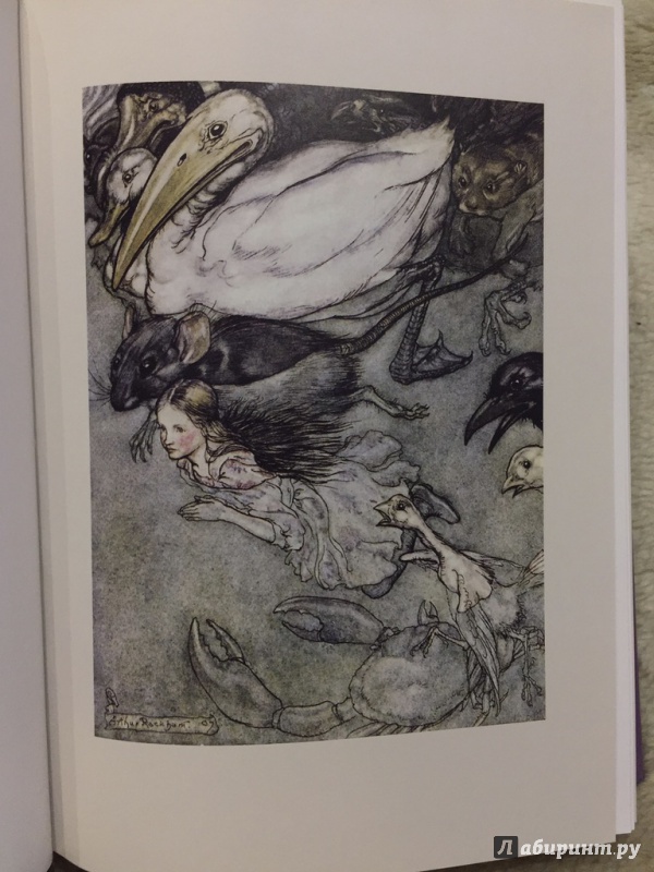Иллюстрация 30 из 30 для Алиса в Стране чудес. Алиса в Зазеркалье - Льюис Кэрролл | Лабиринт - книги. Источник: pavko