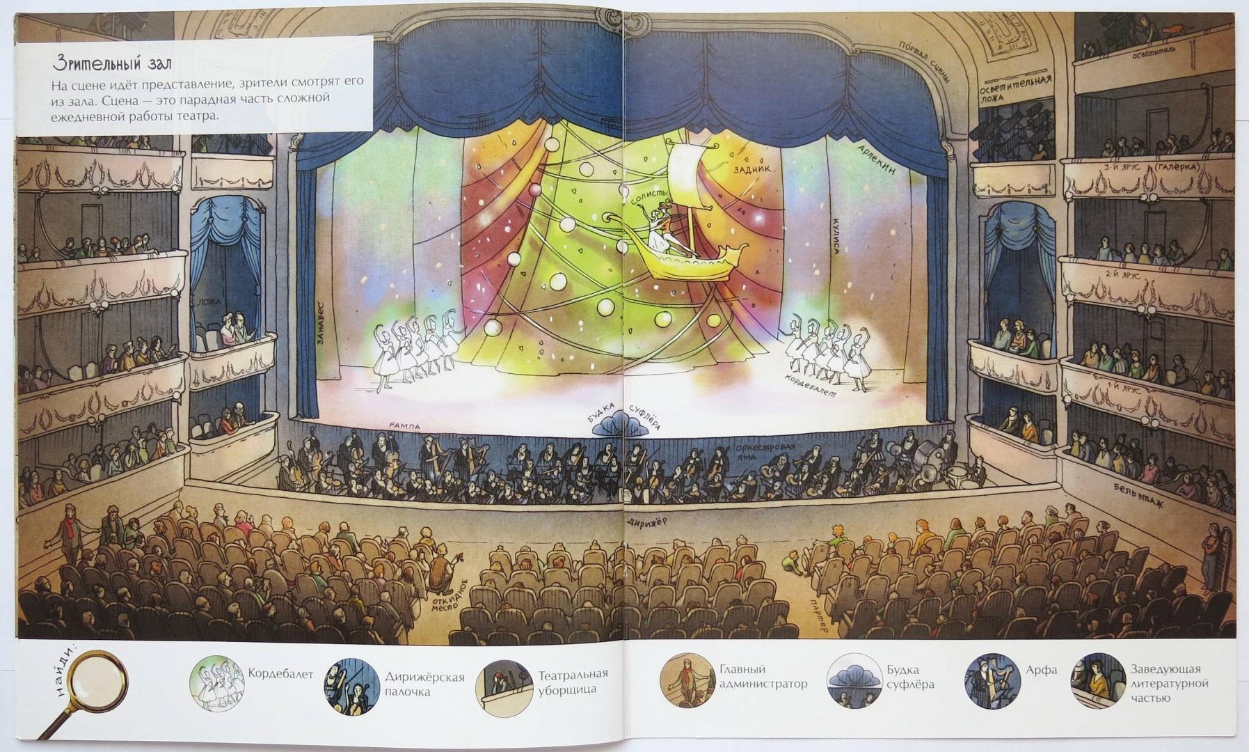 Иллюстрация 4 из 23 для В театре - Антонова, Бауман | Лабиринт - книги. Источник: Лабиринт