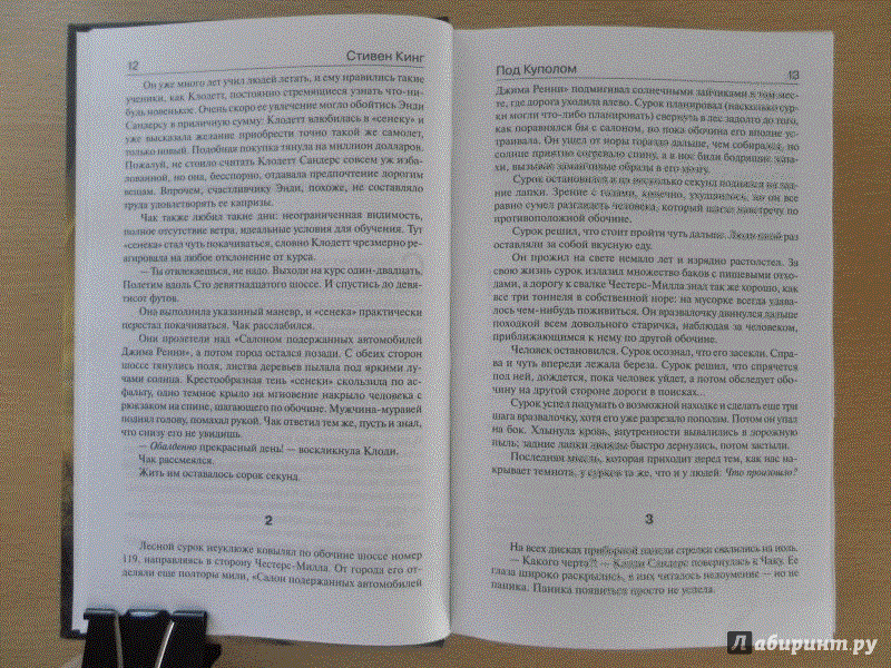 Иллюстрация 5 из 45 для Под Куполом - Стивен Кинг | Лабиринт - книги. Источник: Елисеев  Сергей Владимирович