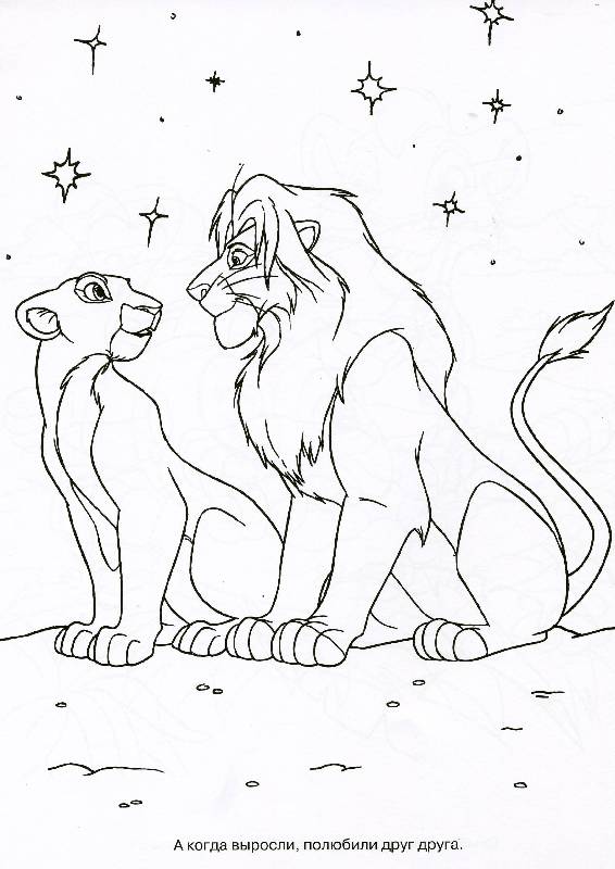 Иллюстрация 3 из 3 для Король лев № РК 0806. Волшебная раскраска | Лабиринт - книги. Источник: РИВА