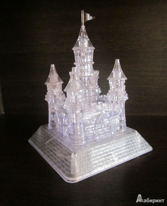 Стеклянный замок купить. 3д Crystal Puzzle замок. Стеклянный пазл 3д. Замок из стекла. Крепость из стекла.