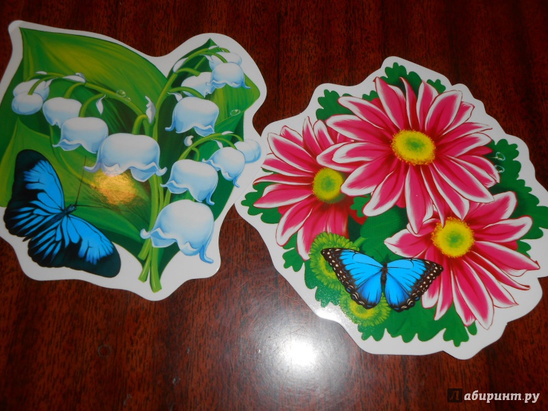 Иллюстрация 6 из 14 для Весенний набор цветов на скотче для украшения стен | Лабиринт - сувениры. Источник: Леан