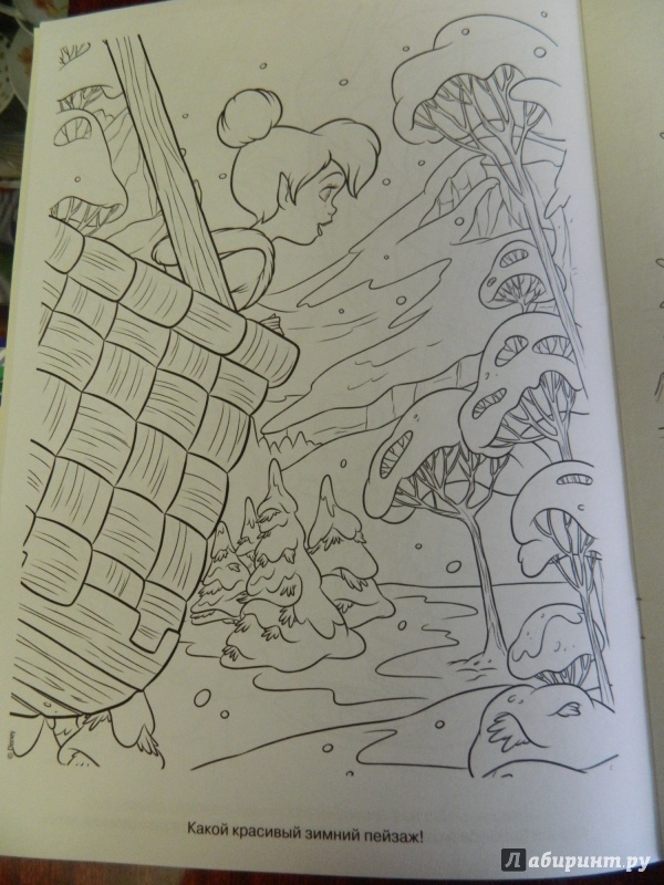 Иллюстрация 23 из 42 для Феи. Тайна зимнего леса. Раскраска-Люкс (№ 1503) | Лабиринт - книги. Источник: Светлячок:)