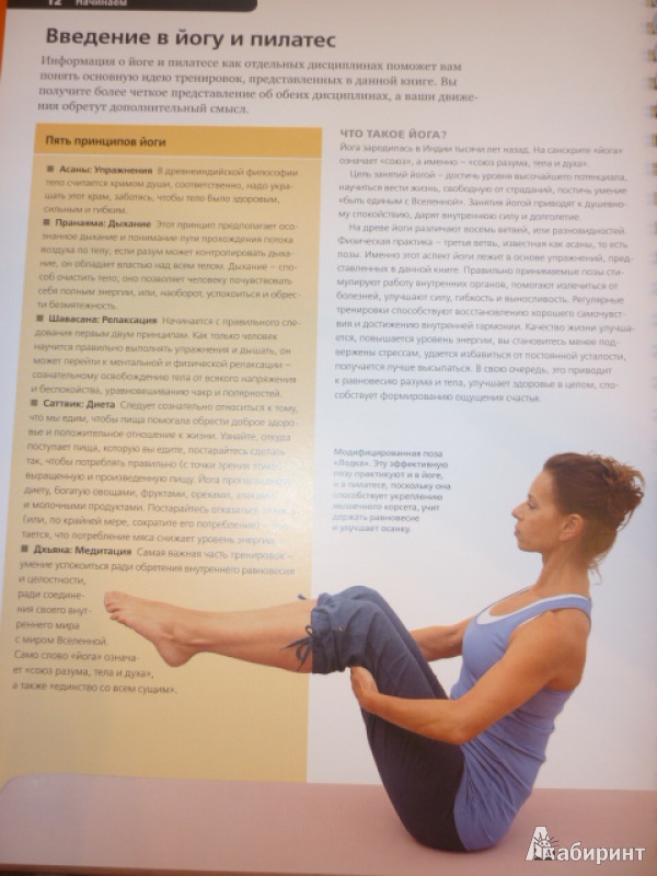 Иллюстрация 5 из 8 для Йога и пилатес. Домашние тренировки - Энджи Ньюсон | Лабиринт - книги. Источник: Хаш