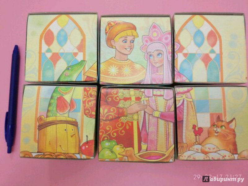 Иллюстрация 4 из 8 для Сказочные кубики. Собери сказку | Лабиринт - игрушки. Источник: Лабиринт