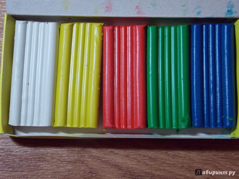 Иллюстрация 5 из 5 для Пластилин (5 цветов, 120 гр) (TZ 8028) | Лабиринт - игрушки. Источник: Mila