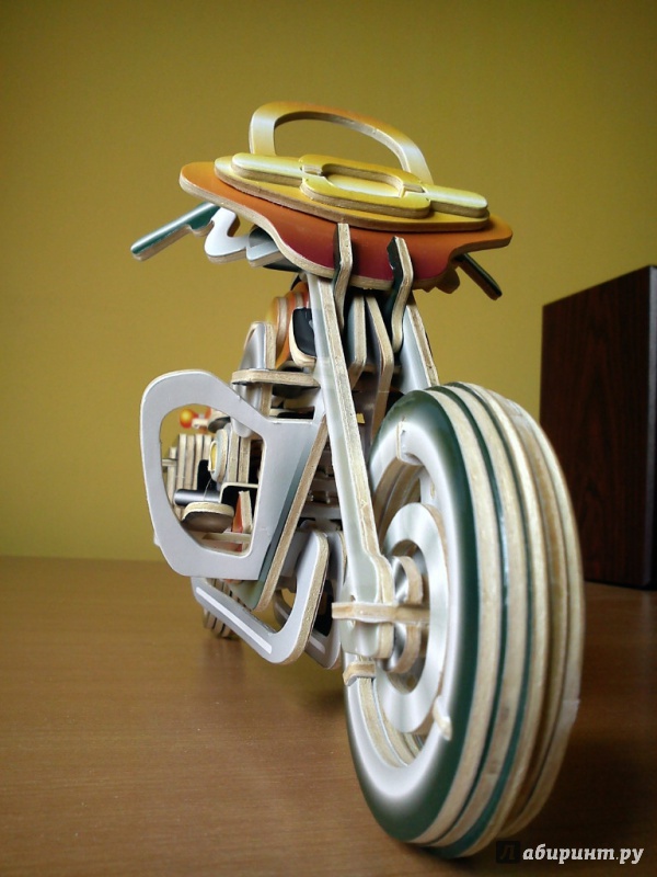 Иллюстрация 3 из 4 для Классический мотоцикл (PC020) | Лабиринт - игрушки. Источник: Данилов  Александр Сергеевич
