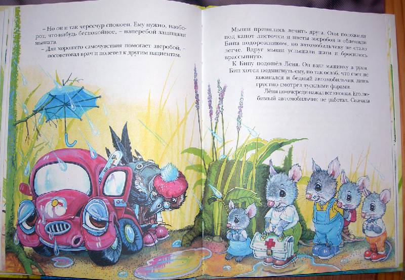 Иллюстрация 40 из 46 для Автомобильчик Бип - Тамара Крюкова | Лабиринт - книги. Источник: vvpol14