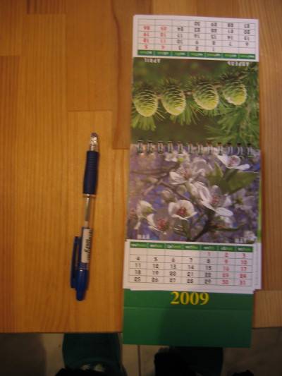 Иллюстрация 2 из 2 для Календарь 2009 Календарь природы 10804 | Лабиринт - сувениры. Источник: Домовушка