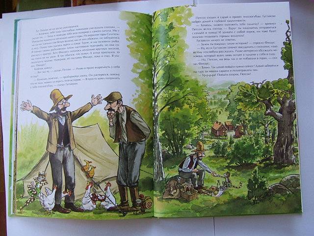 Иллюстрация 41 из 46 для Петсон идет в поход - Свен Нурдквист | Лабиринт - книги. Источник: тата