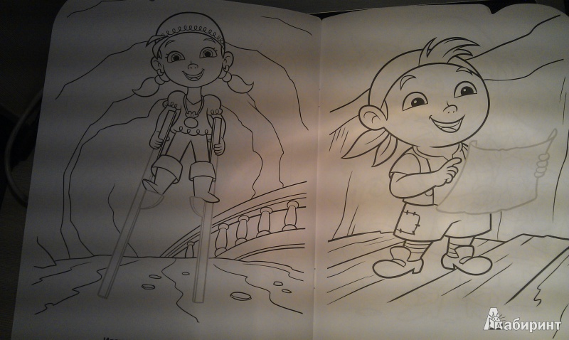 Иллюстрация 7 из 7 для Умная раскраска. Джейк и пираты Нетландии (№1392) | Лабиринт - книги. Источник: sonyaoum