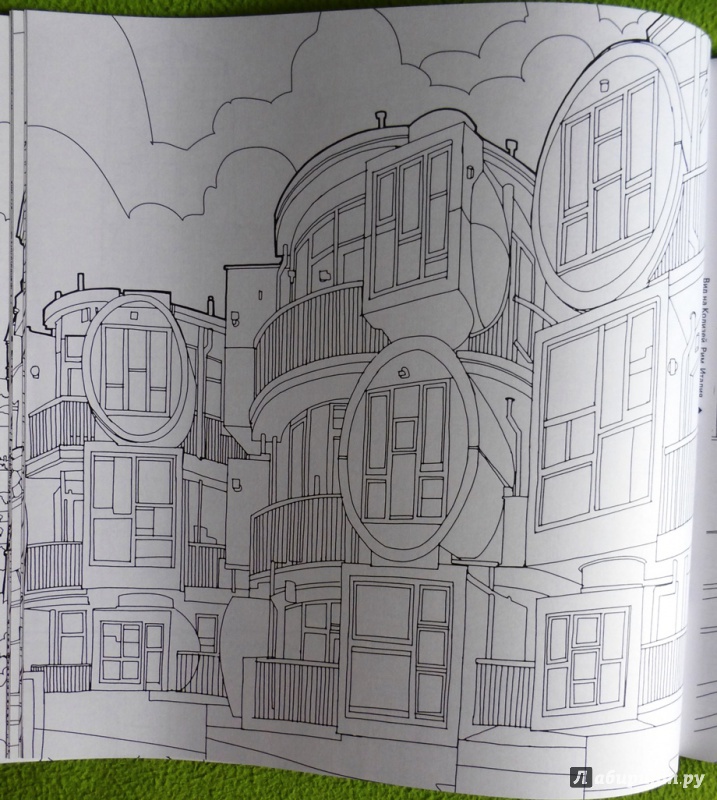 Иллюстрация 44 из 70 для Удивительные строения. Раскраска с самыми красивыми зданиями, реальными и выдуманными - Стив Макдональд | Лабиринт - книги. Источник: reader*s