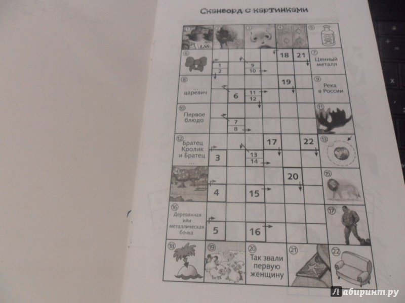 Иллюстрация 14 из 21 для Кроссворды и головоломки для школьников. Развиваем память и внимание. Выпуск 4 | Лабиринт - книги. Источник: Alva