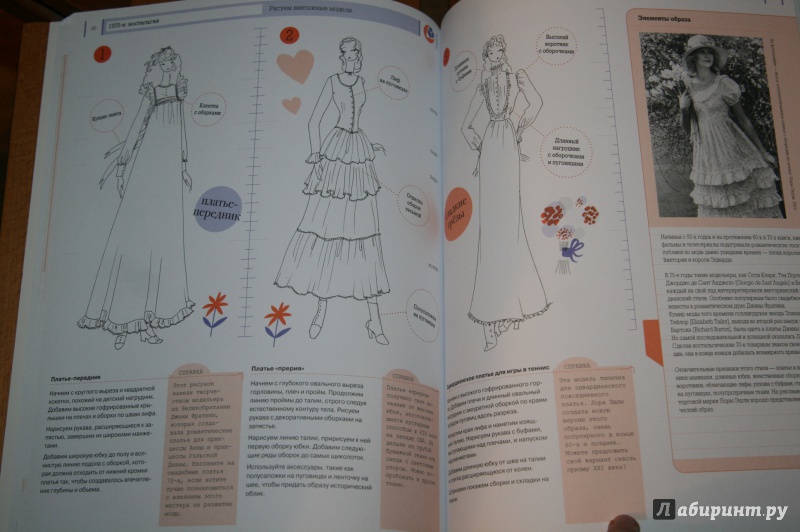 Иллюстрация 7 из 39 для Как рисовать винтажные модели - Силия Джойси | Лабиринт - книги. Источник: Кабанова  Ксения Викторовна