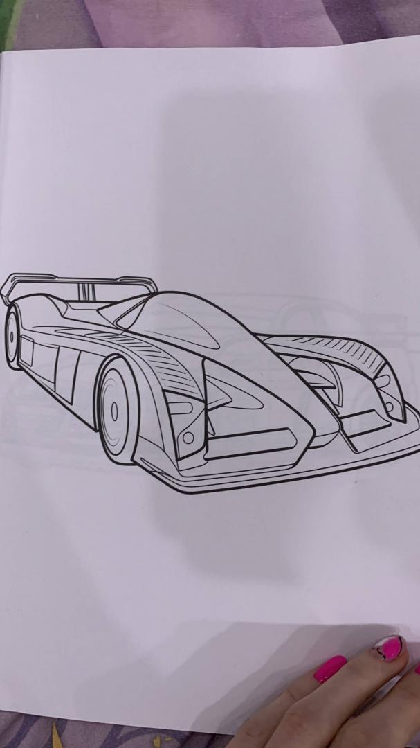 Иллюстрация 17 из 32 для Раскраска "Гоночные автомобили" | Лабиринт - книги. Источник: Половникова  Мария Сергеевна