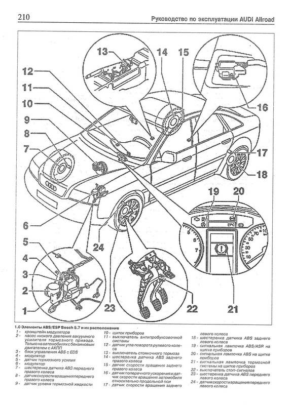 Иллюстрация 10 из 12 для Audi Allroad с 2000 года. Руководство по ремонту и эксплуатации | Лабиринт - книги. Источник: Ялина