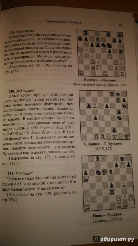 Иллюстрация 9 из 34 для Шахматы. Практикум по тактике и стратегии - Джон Нанн | Лабиринт - книги. Источник: Wiseman