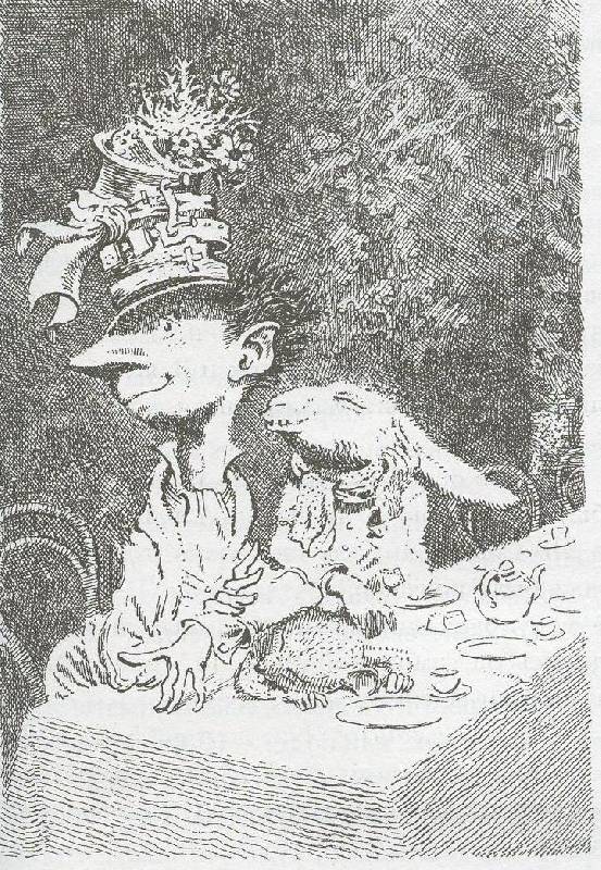 Иллюстрация 17 из 26 для Алиса в Стране Чудес. Алиса в Зазеркалье - Льюис Кэрролл | Лабиринт - книги. Источник: Igra