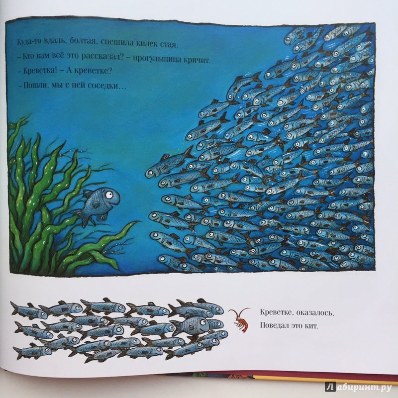 Иллюстрация 28 из 65 для Тюлька. Маленькая рыбка и большая выдумщица - Джулия Дональдсон | Лабиринт - книги. Источник: Минаева  Анастасия