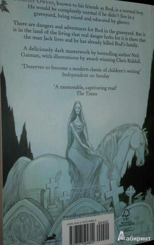 Иллюстрация 4 из 48 для The Graveyard Book - Neil Gaiman | Лабиринт - книги. Источник: Леонид Сергеев