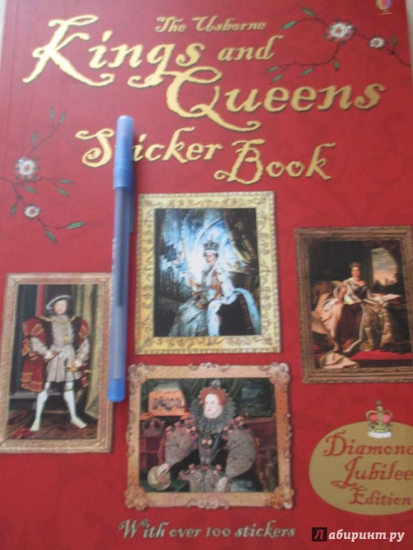 Иллюстрация 2 из 8 для Kings and Queens Sticker Book Jubilee Ed - Courtauld, Davies | Лабиринт - книги. Источник: Соня-А