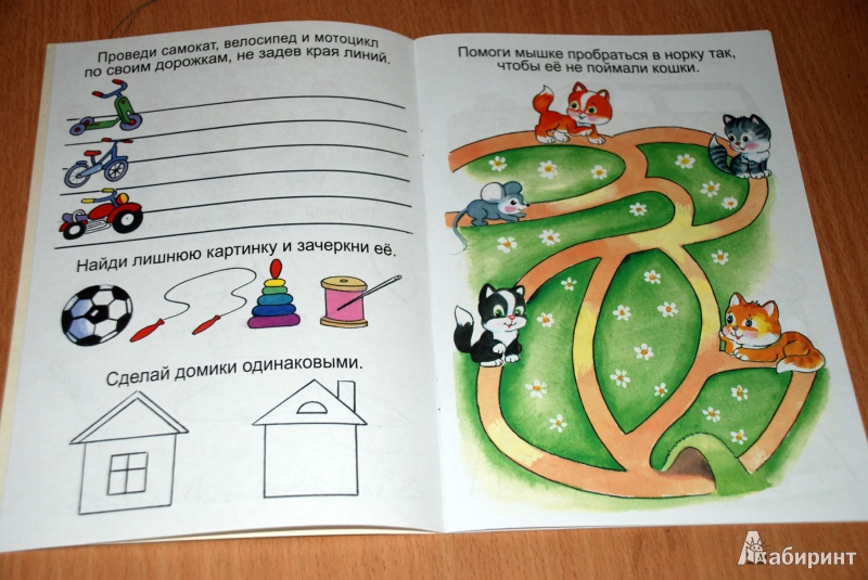 Иллюстрация 3 из 20 для Весёлые домашние задания для детей 3 лет | Лабиринт - книги. Источник: Лек