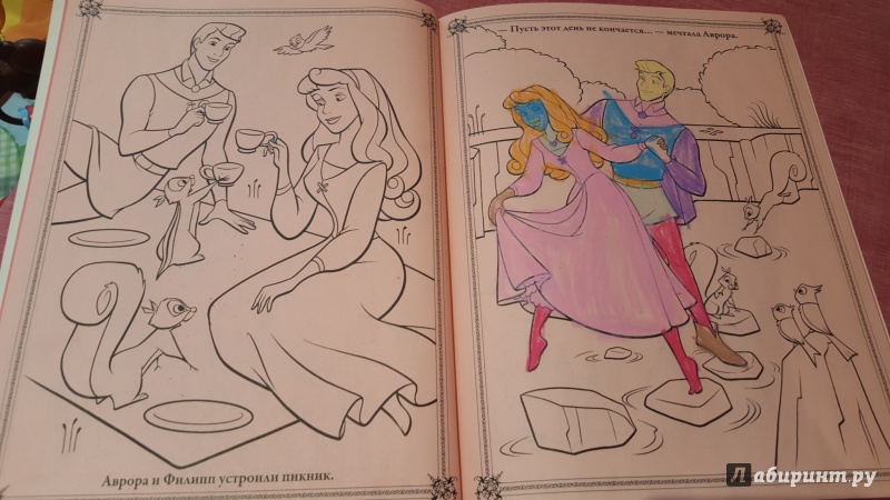 Иллюстрация 25 из 27 для Розовые мечты. Принцессы. Книжка-раскраска (с мелками) | Лабиринт - книги. Источник: Ола-ола