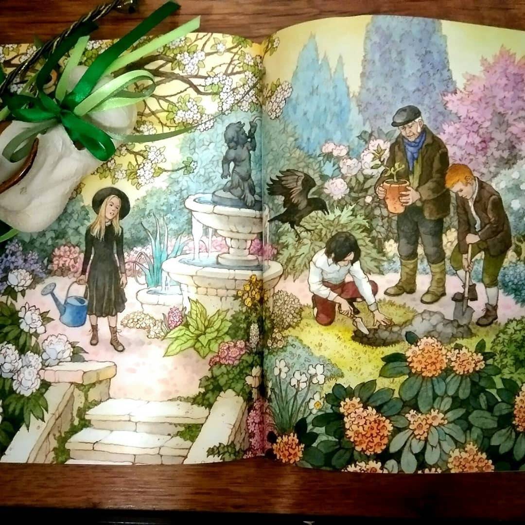 Иллюстрация 53 из 64 для Таинственный сад - Фрэнсис Бёрнетт | Лабиринт - книги. Источник: Отзывы читателей