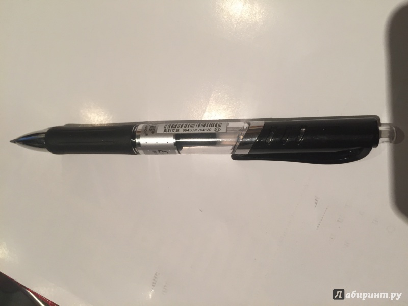 Иллюстрация 3 из 6 для Ручка гелевая 0.5 мм "TrueColor EmPeror" черная (А47-Ч) | Лабиринт - канцтовы. Источник: Алена
