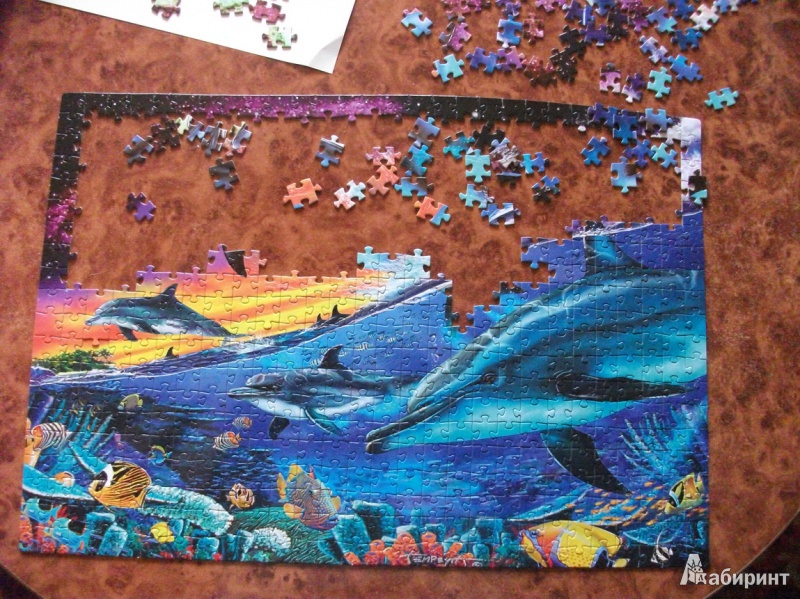 Иллюстрация 7 из 9 для Step Puzzle-560 "Подводный мир" (78077) | Лабиринт - игрушки. Источник: Nastya