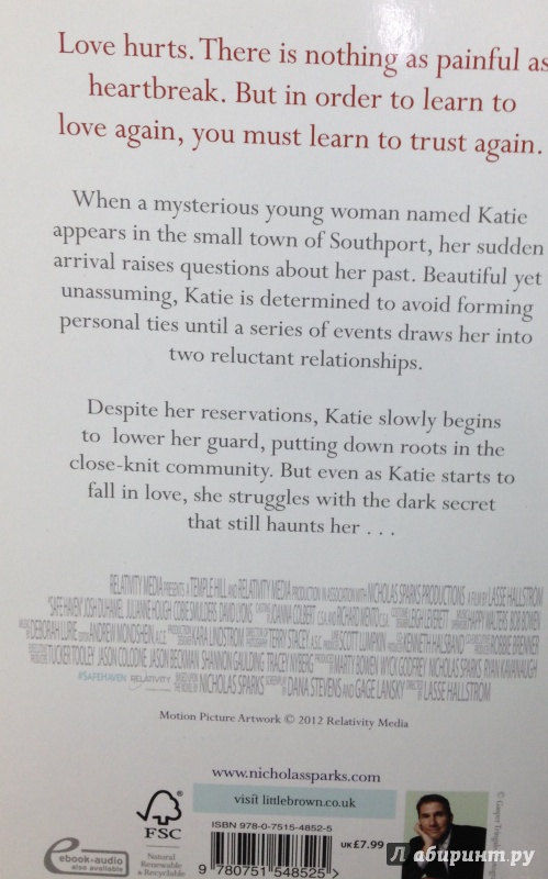 Иллюстрация 6 из 12 для Safe Haven Film Tie In - Nicholas Sparks | Лабиринт - книги. Источник: Tatiana Sheehan