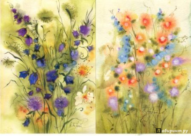 Иллюстрация 10 из 34 для Набор открыток "Цветы для любимой" - Виктория Кирдий | Лабиринт - сувениры. Источник: Елена Весна