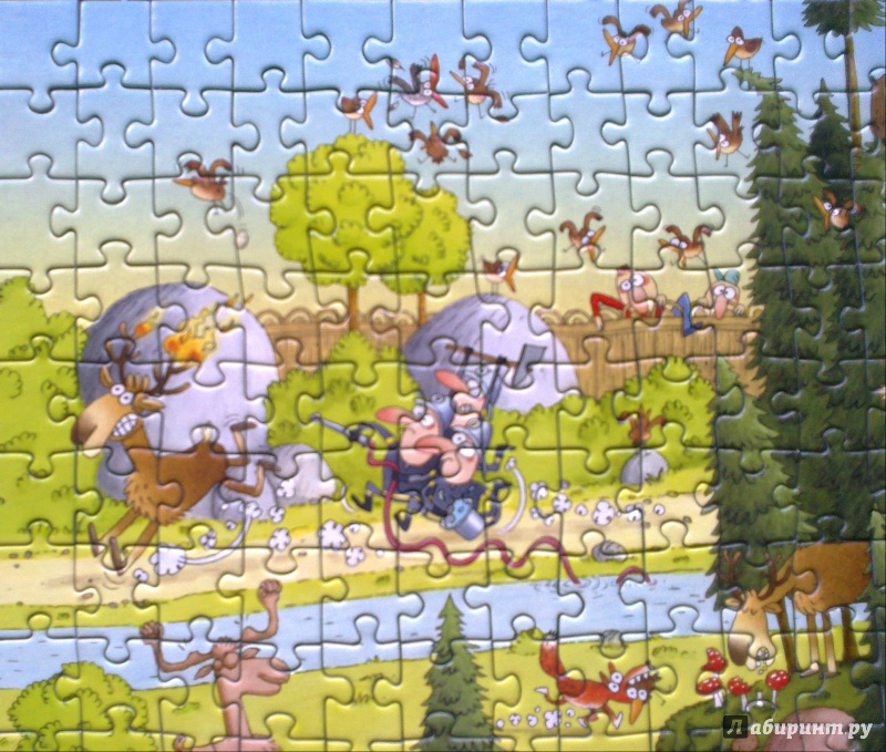 Иллюстрация 18 из 42 для Puzzle-1000 Лесной зоопарк | Лабиринт - игрушки. Источник: Mousse