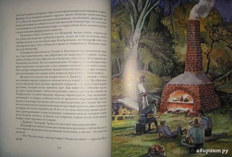 Иллюстрация 16 из 34 для Таинственный остров - Жюль Верн | Лабиринт - книги. Источник: Трухина Ирина