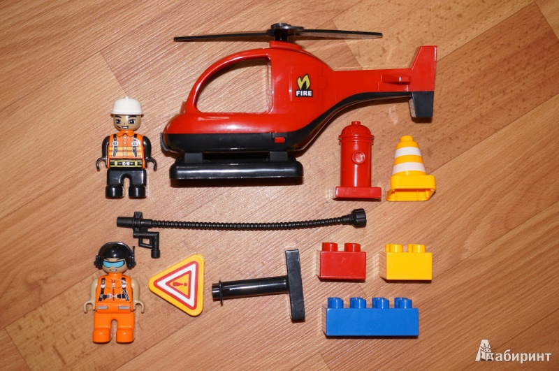 Иллюстрация 3 из 5 для Конструктор Big Brick "Пожарная команда", 15 деталей (Т52213) | Лабиринт - игрушки. Источник: VirinaG