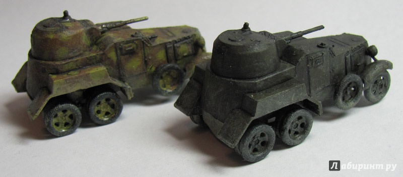 Иллюстрация 11 из 11 для Сборная модель "Советский бронеавтомобиль БА-10" (6149) | Лабиринт - игрушки. Источник: Захарова  Галина