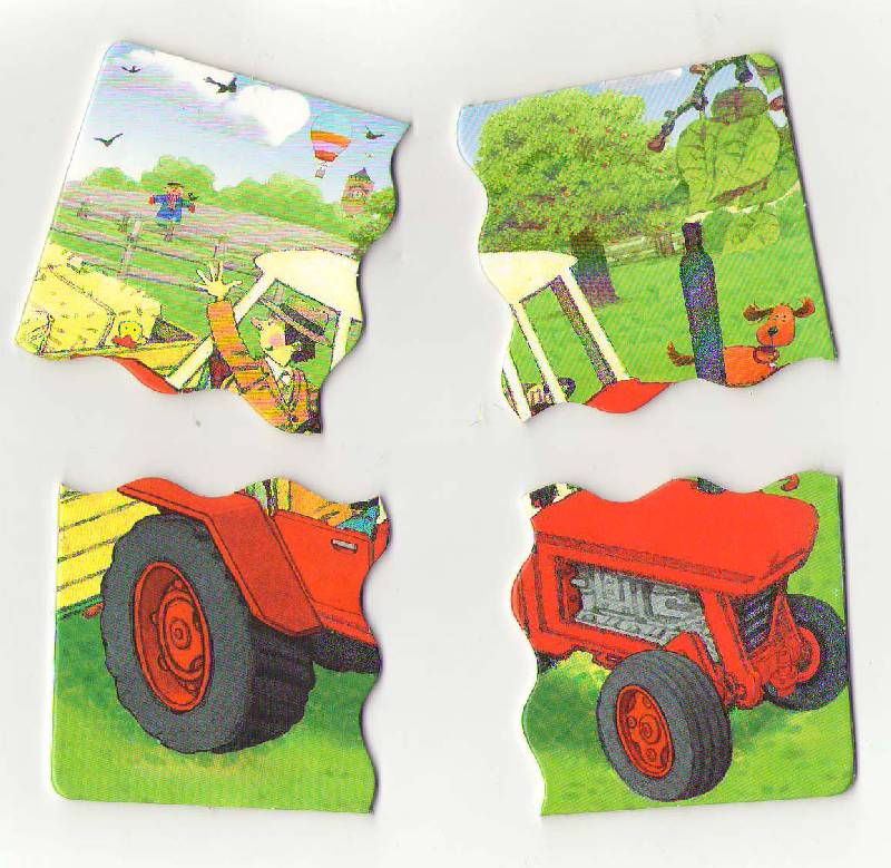 Иллюстрация 10 из 10 для 2+ Большой красный трактор (книга с пазлами) | Лабиринт - книги. Источник: magnolia
