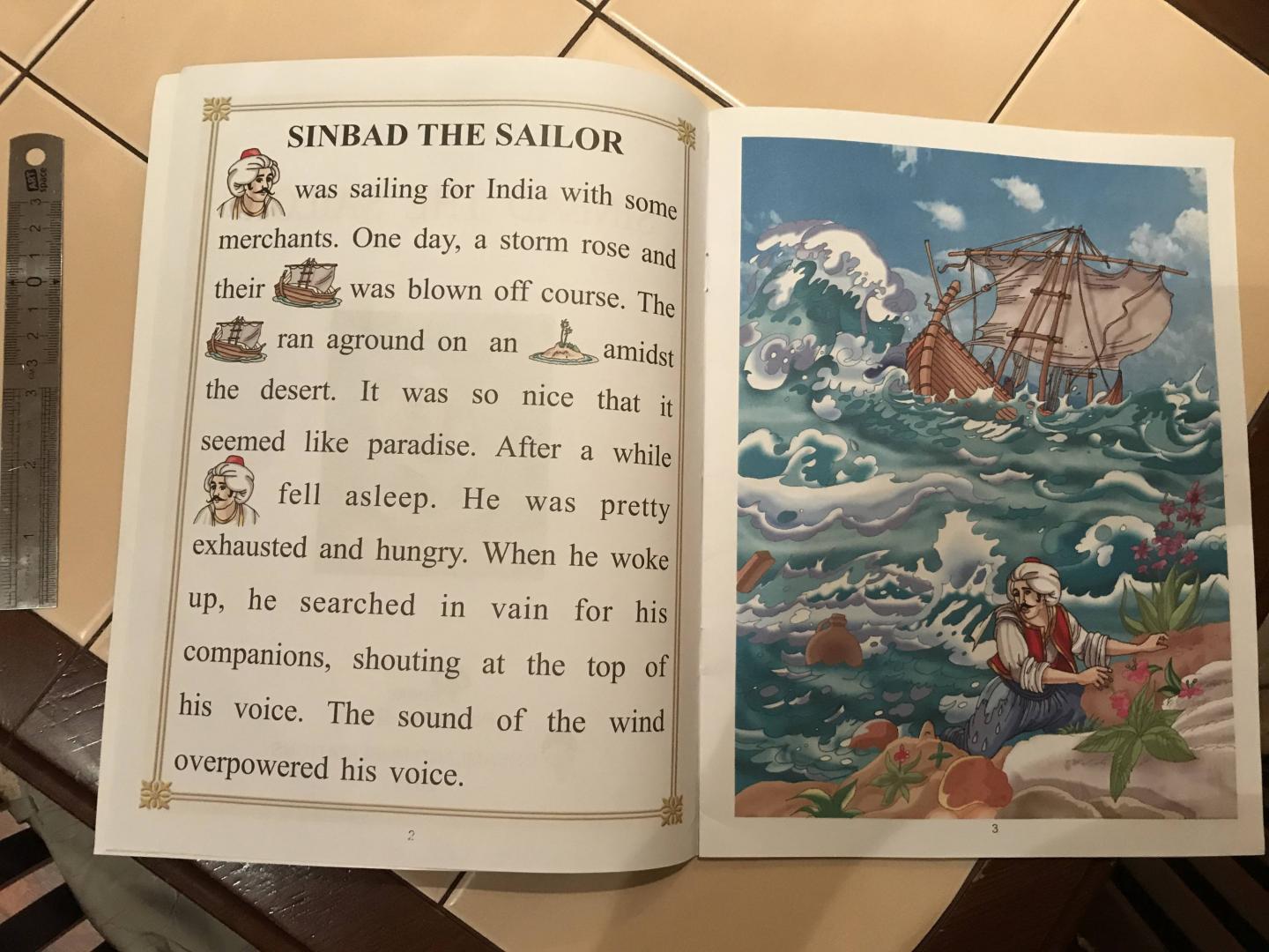 Иллюстрация 27 из 27 для Sinbad the Sailor | Лабиринт - книги. Источник: Кулешова  Эйлина Сергеевна