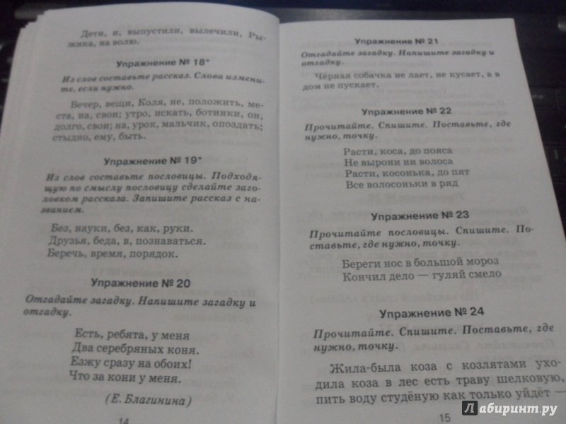 Иллюстрация 6 из 26 для Правила и упражнения по русскому языку: 1 класс | Лабиринт - книги. Источник: Alva