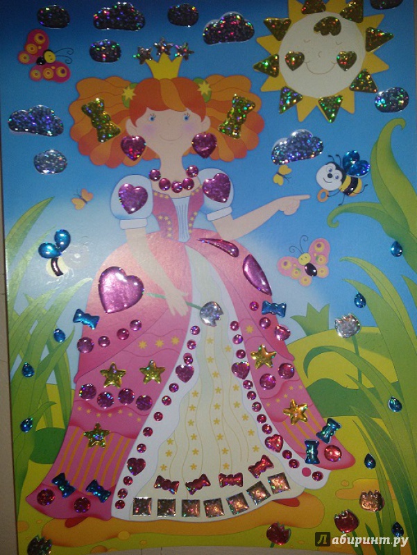 Иллюстрация 7 из 7 для Блестящая картинка "Принцесса" (2699) | Лабиринт - игрушки. Источник: Романова  Юлия Андреевна