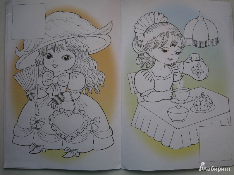 Иллюстрация 13 из 22 для Книжка-раскраска для девочек с наклейками "Умницы" (ассортимент 4 вида) | Лабиринт - книги. Источник: Фея Нежности