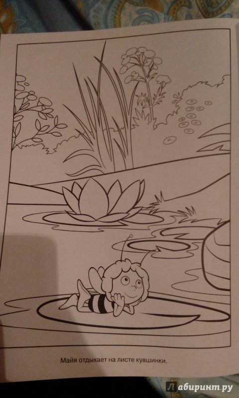 Иллюстрация 26 из 33 для Волшебная раскраска. Пчёлка Майя (№14219) | Лабиринт - книги. Источник: Салова Анастасия
